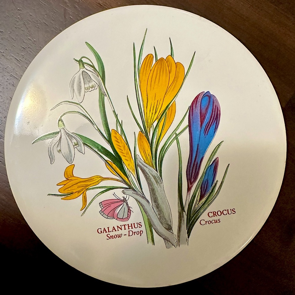 Portmeirion Botanical Garden Ceramic Galanthus & Crocus Trivet